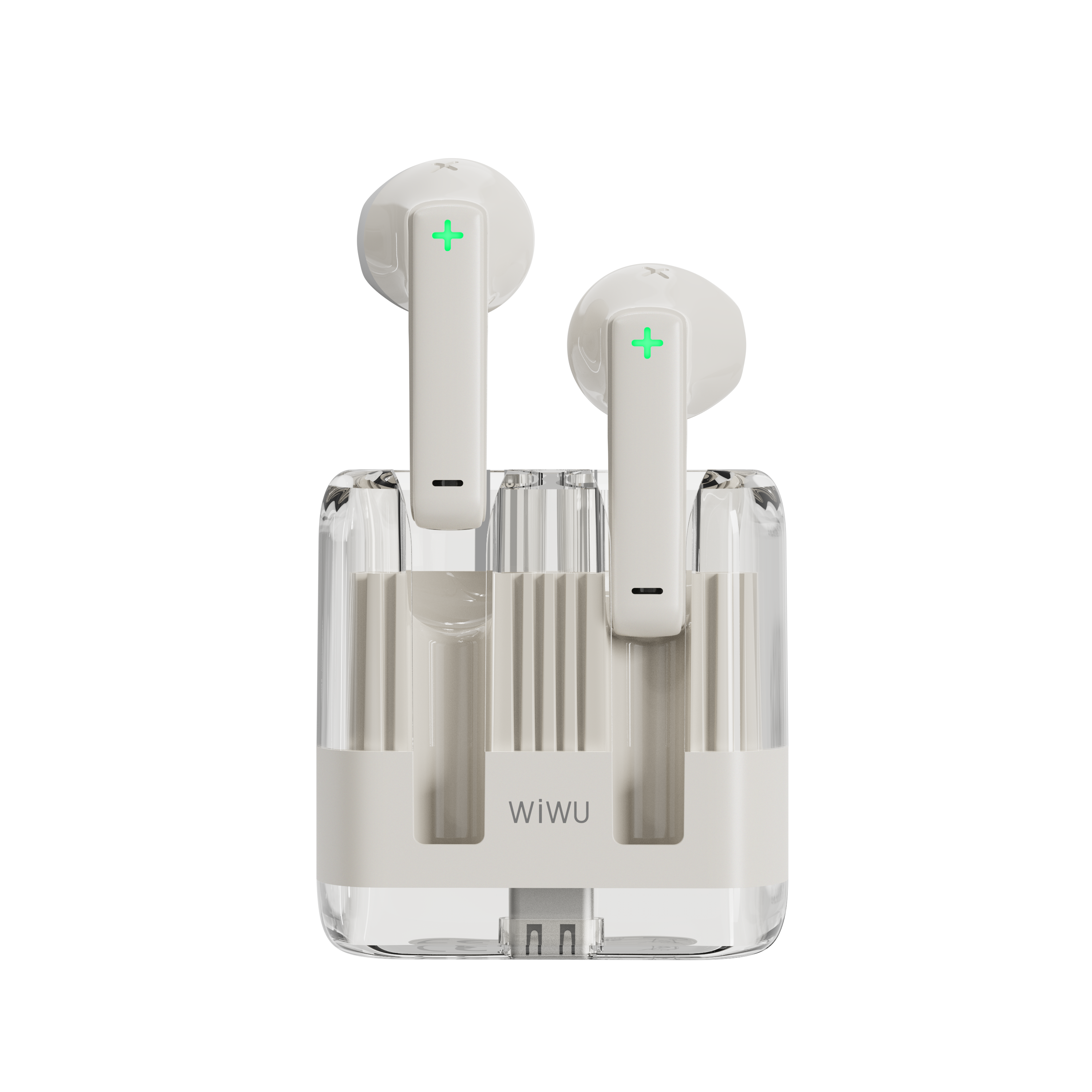 WIWU s�uchawki Bluetooth T21 TWS bia�e / 2