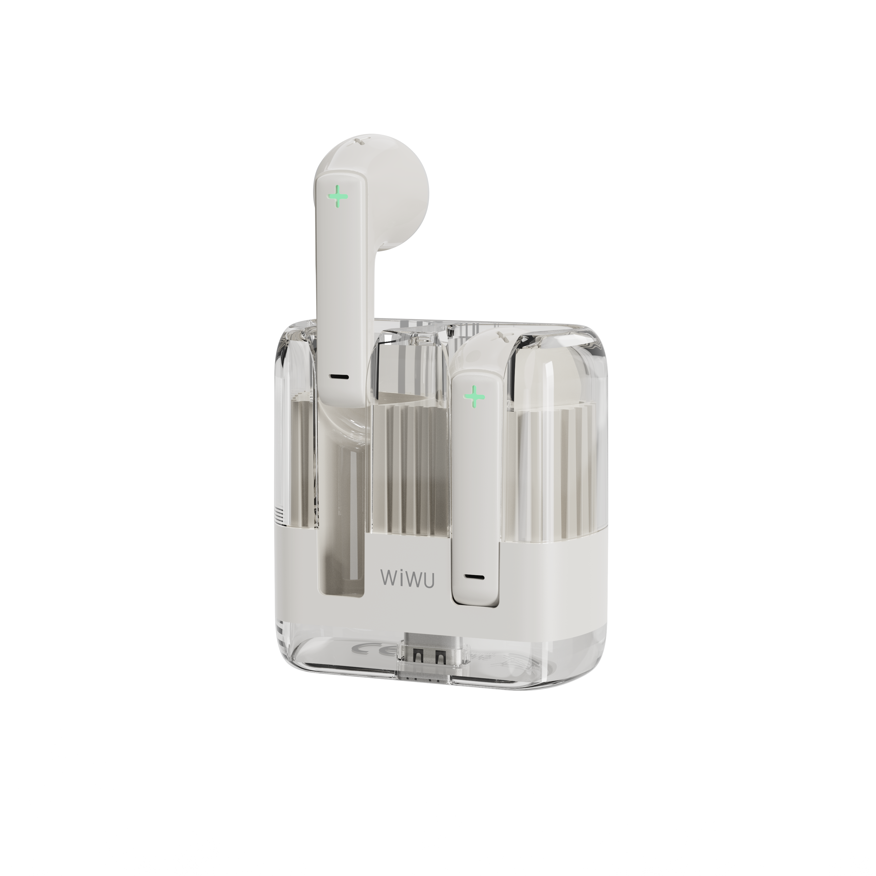 WIWU s�uchawki Bluetooth T21 TWS bia�e / 3