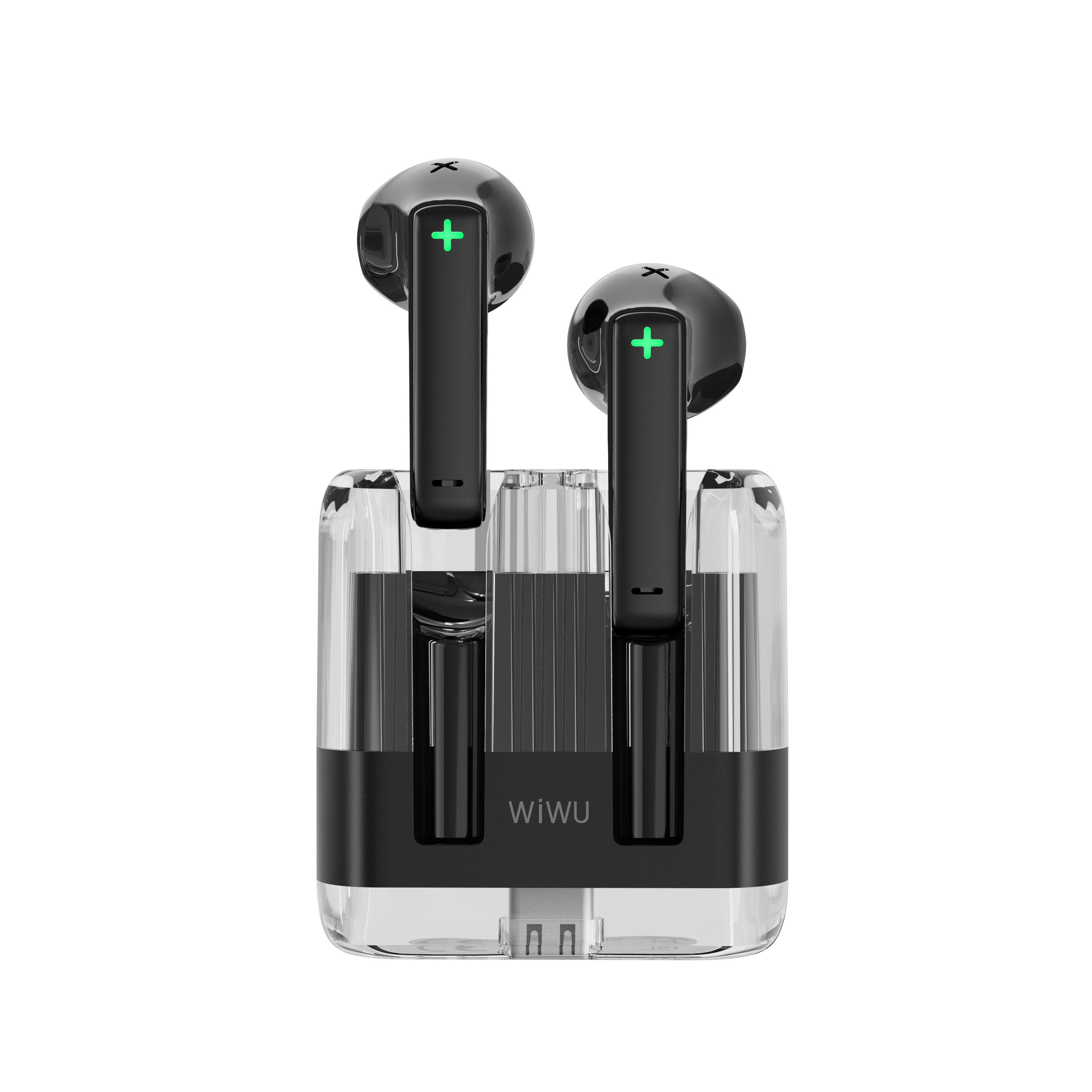 WIWU s�uchawki Bluetooth T21 TWS czarne / 2