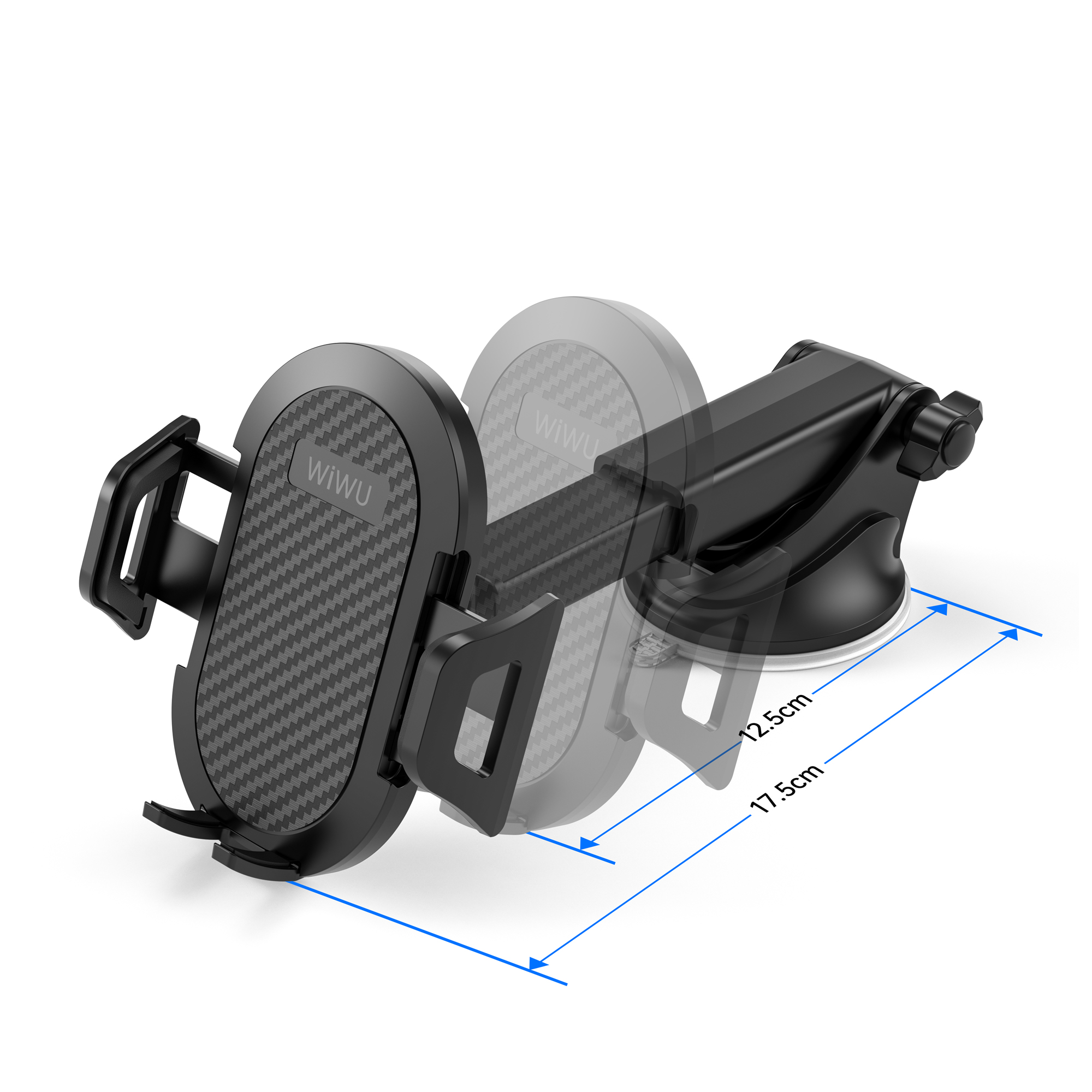 WIWU uchwyt samochodowy CH015 czarny z przyssawk� / 9