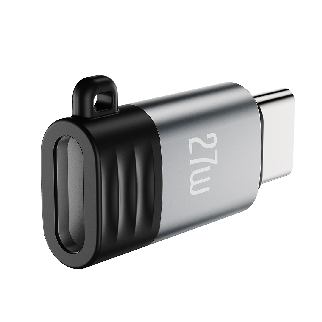 XO adapter NB263A Lightning - USB-C 27W czarny matowy / 2