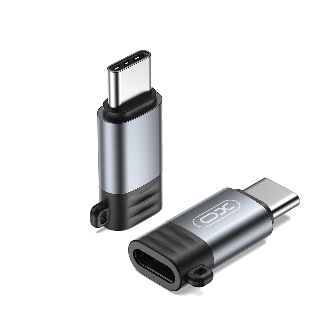 XO adapter NB263B Lightning - USB-C 2A czarny matowy / 3