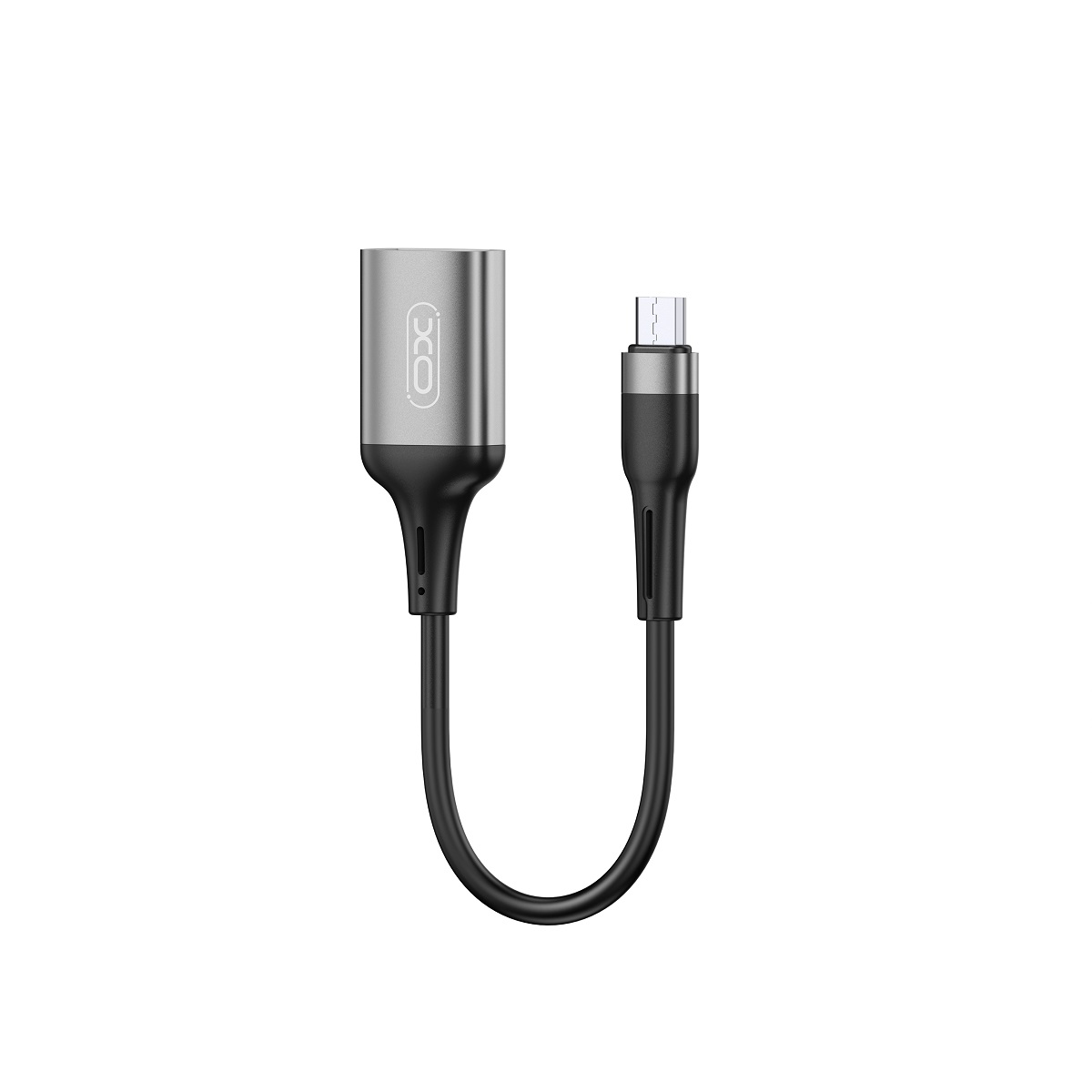 XO adapter OTG NB201 USB - microUSB czarny