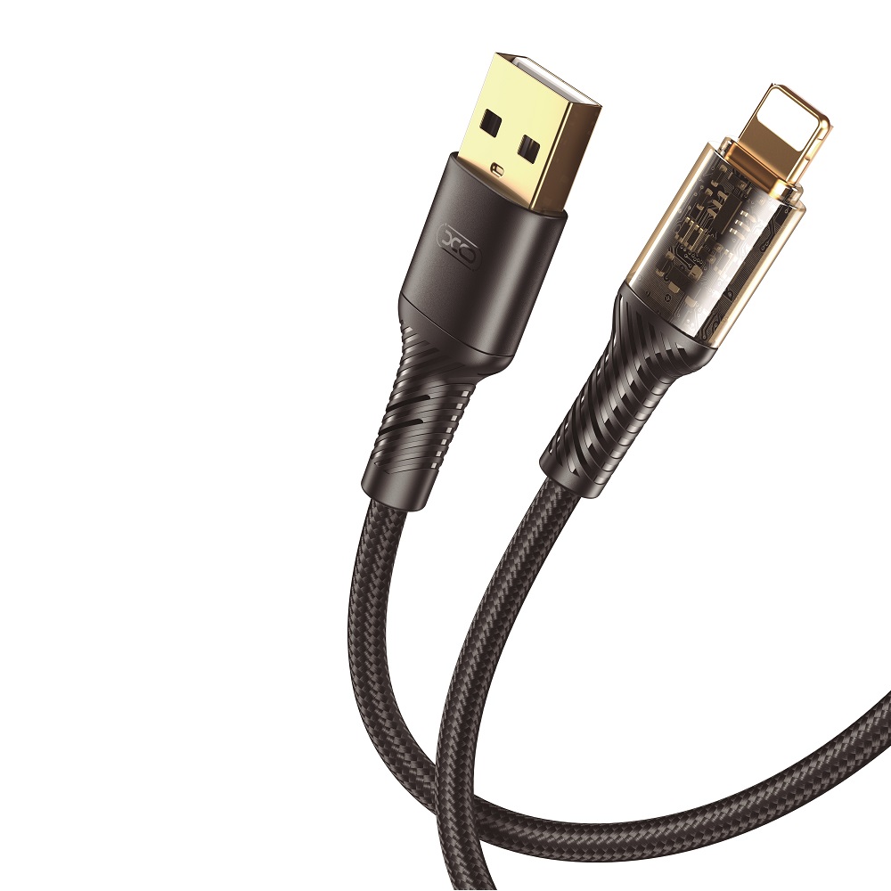 XO Clear kabel NB229 USB - Lightning 1,0 m 2,4A czarny