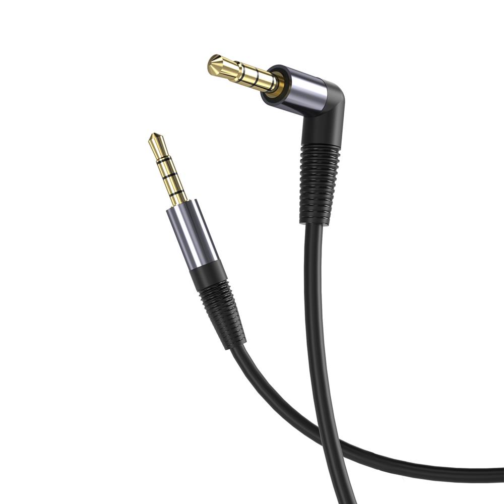 XO kabel audio NB-R205 jack 3,5mm - jack 3,5mm 1,0 m czarny