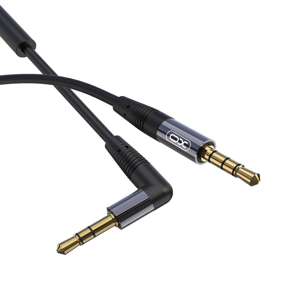 XO kabel audio NB-R205 jack 3,5mm - jack 3,5mm 1,0 m czarny / 3