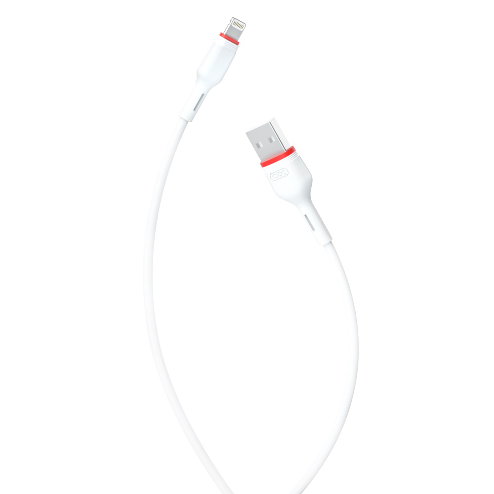 XO kabel NB-P171 USB - Lightning 1,0 m 2,4A bia�y