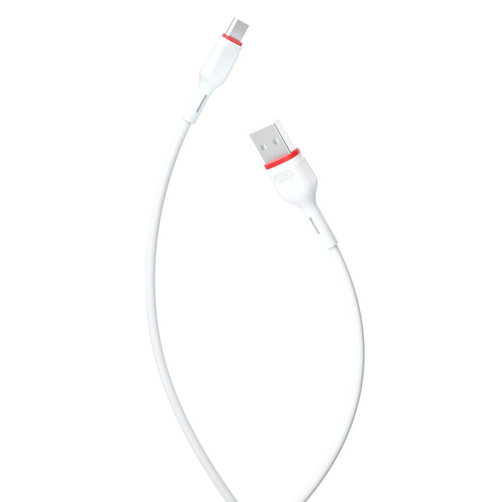 XO kabel NB-P171 USB - microUSB 1,0 m 2,4A bia�y