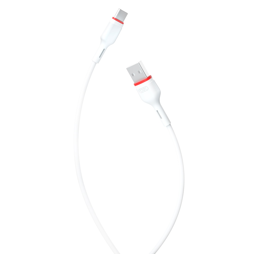 XO kabel NB-P171 USB - USB-C 1,0 m 2,4A bia�y
