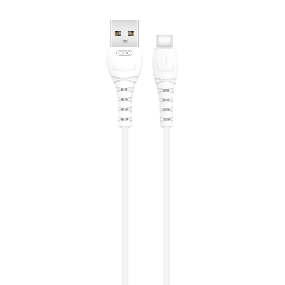 XO kabel NB-Q165 USB - USB-C 1,0m 3A bia�y