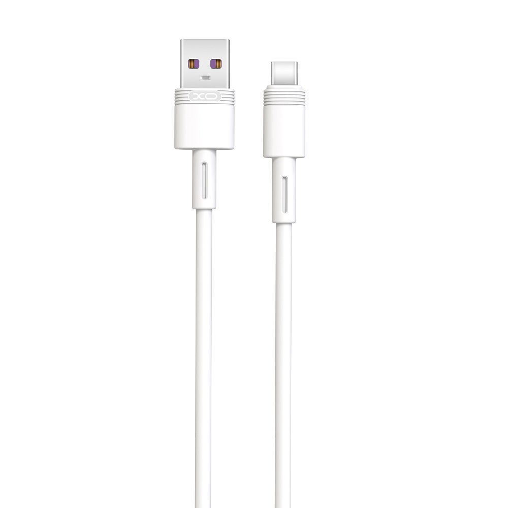 XO Kabel NB-Q166 USB - USB-C 1,0 m 5A bia�y