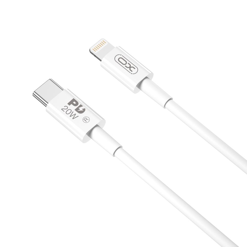 XO kabel NB-Q189A PD USB-C - Lightning 1,0m 20W bia�y