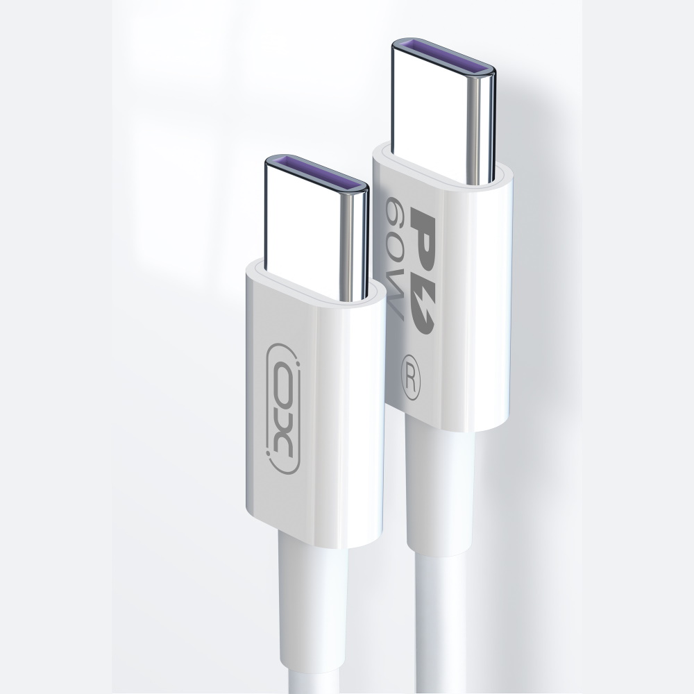 XO kabel NB-Q190B USB-C - USB-C 2,0m 60W biay / 2