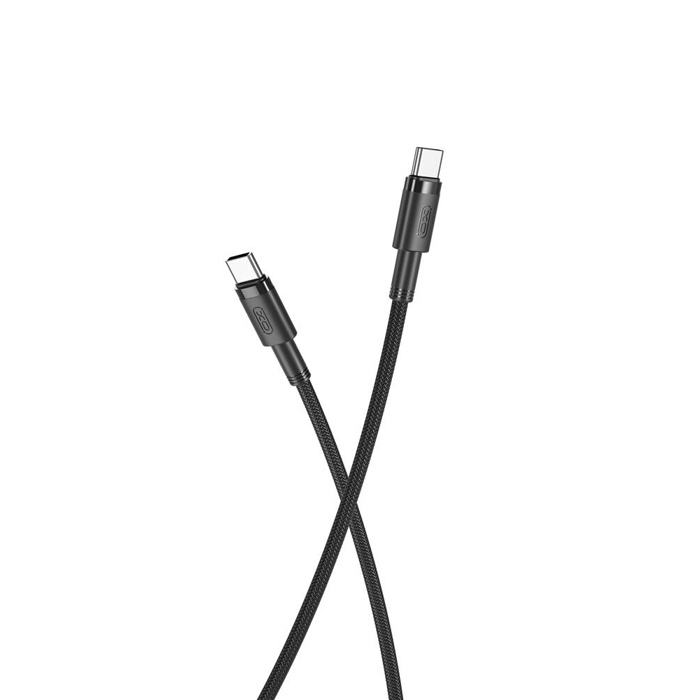 XO kabel NB-Q199 PD USB-C - USB-C 1,5m 100W czarny / 2
