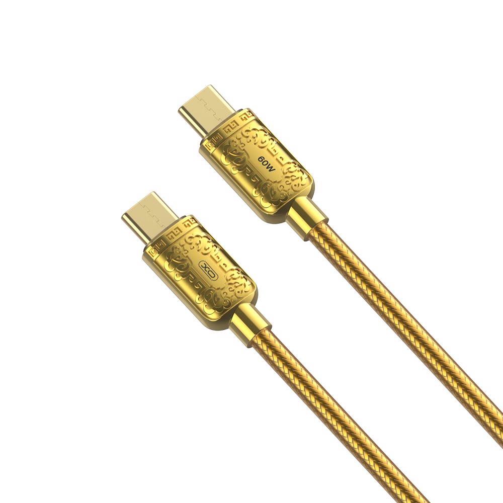 XO kabel NB-Q217B PD USB-C - USB-C 1,0m 60W zoty