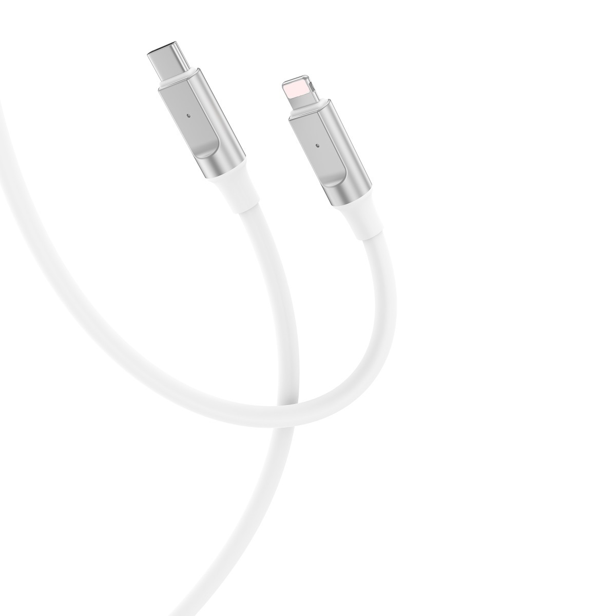 XO kabel NB-Q252B USB-C - Lightning 1,0 m 27W bia�y