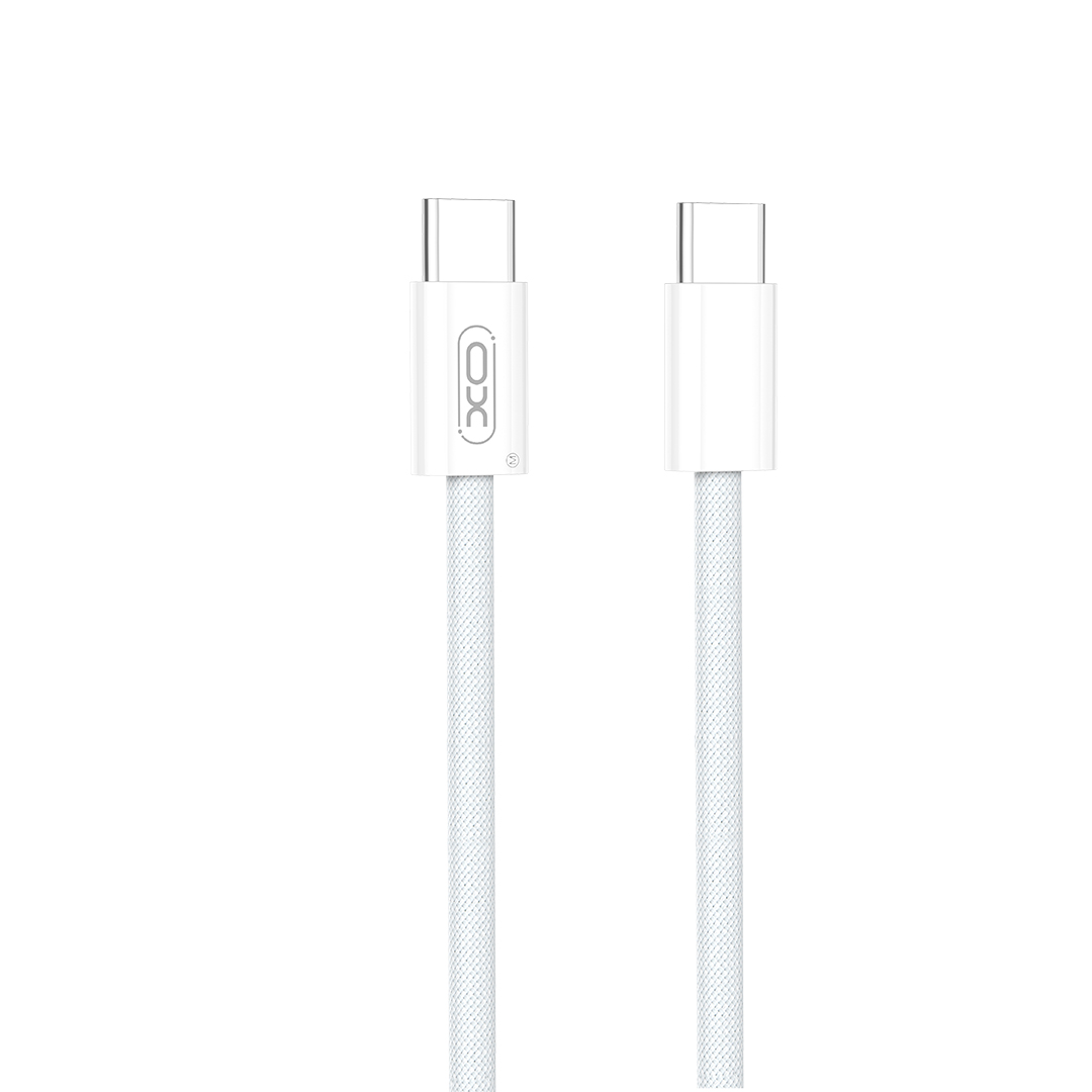 XO kabel NB-Q260B PD USB-C - USB-C 1,5m bia�y 60W