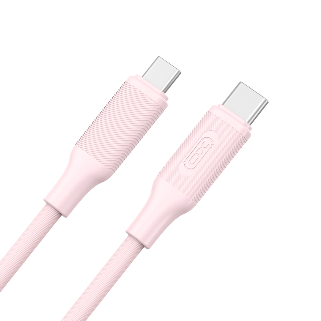 XO kabel NB-Q265B PD USB-C - USB-C 1,0m 60W r�owy / 2