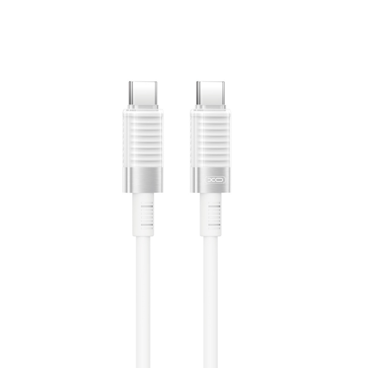 XO kabel NB-Q282B PD USB-C - USB-C 1,0m 60W bia�y