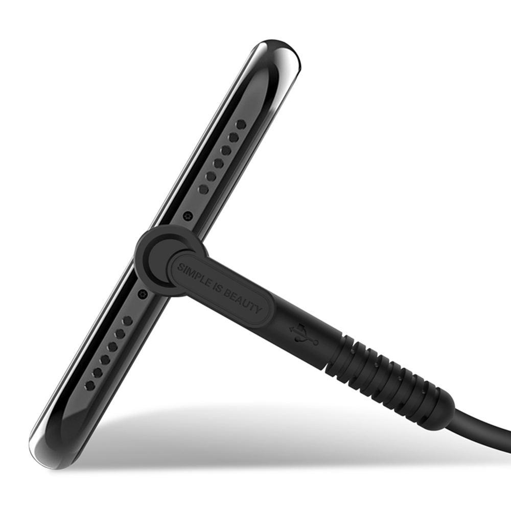 XO Kabel NB100 8-pin czarny 2,1A 0,8m / 3