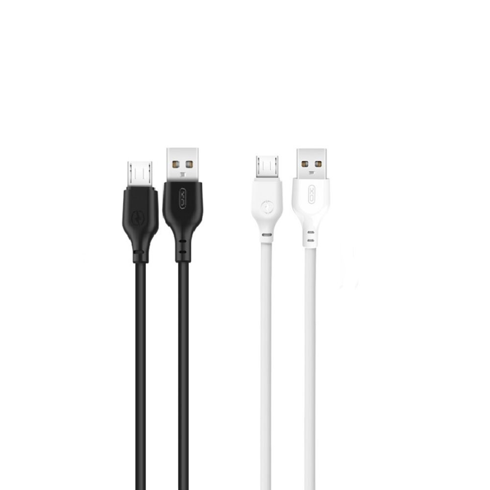 XO kabel NB103 USB - microUSB 1,0 m 2,1A czarny 30szt / bia�y 20szt zestaw