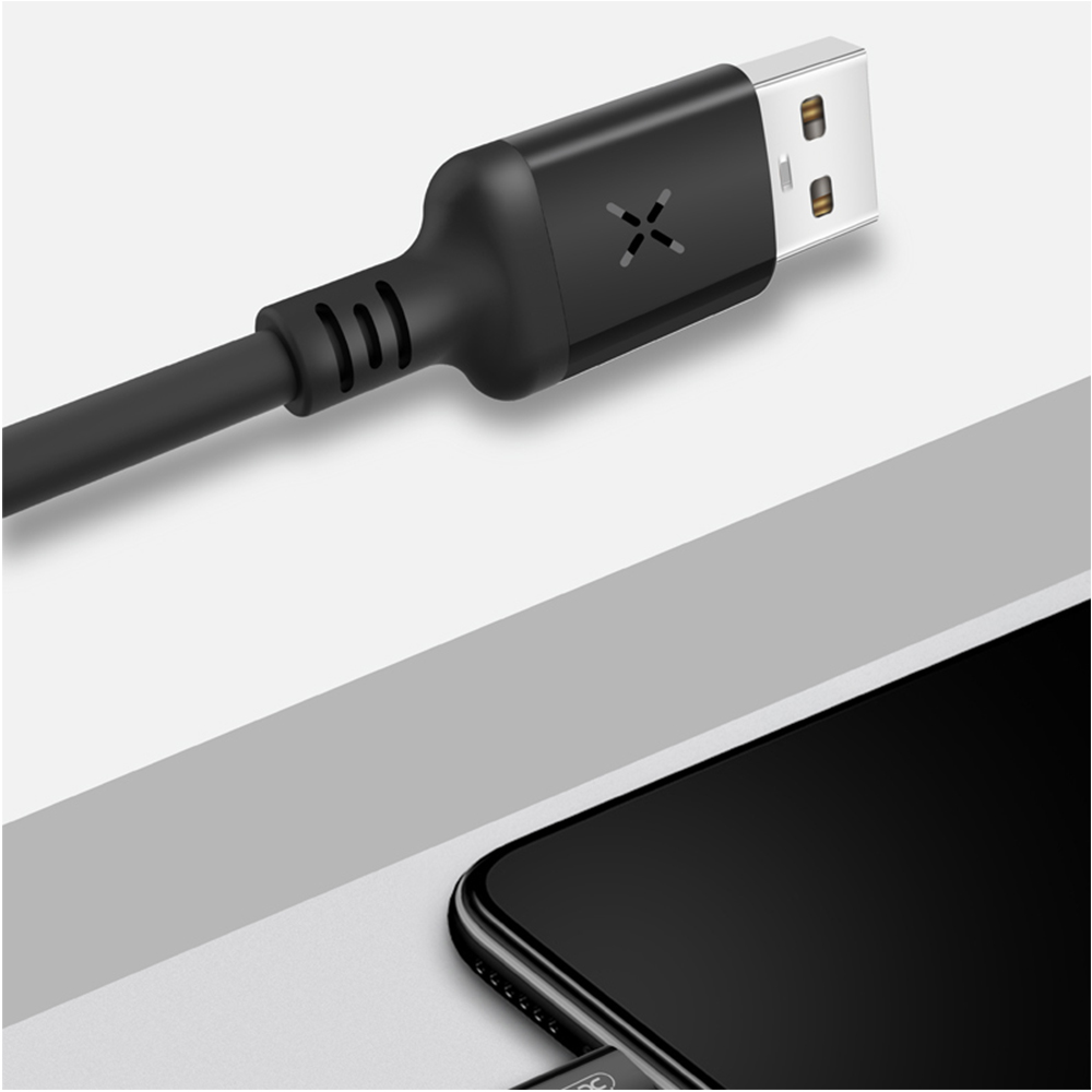 XO Kabel NB108 8-pin czarny 2,1A 1m / 3