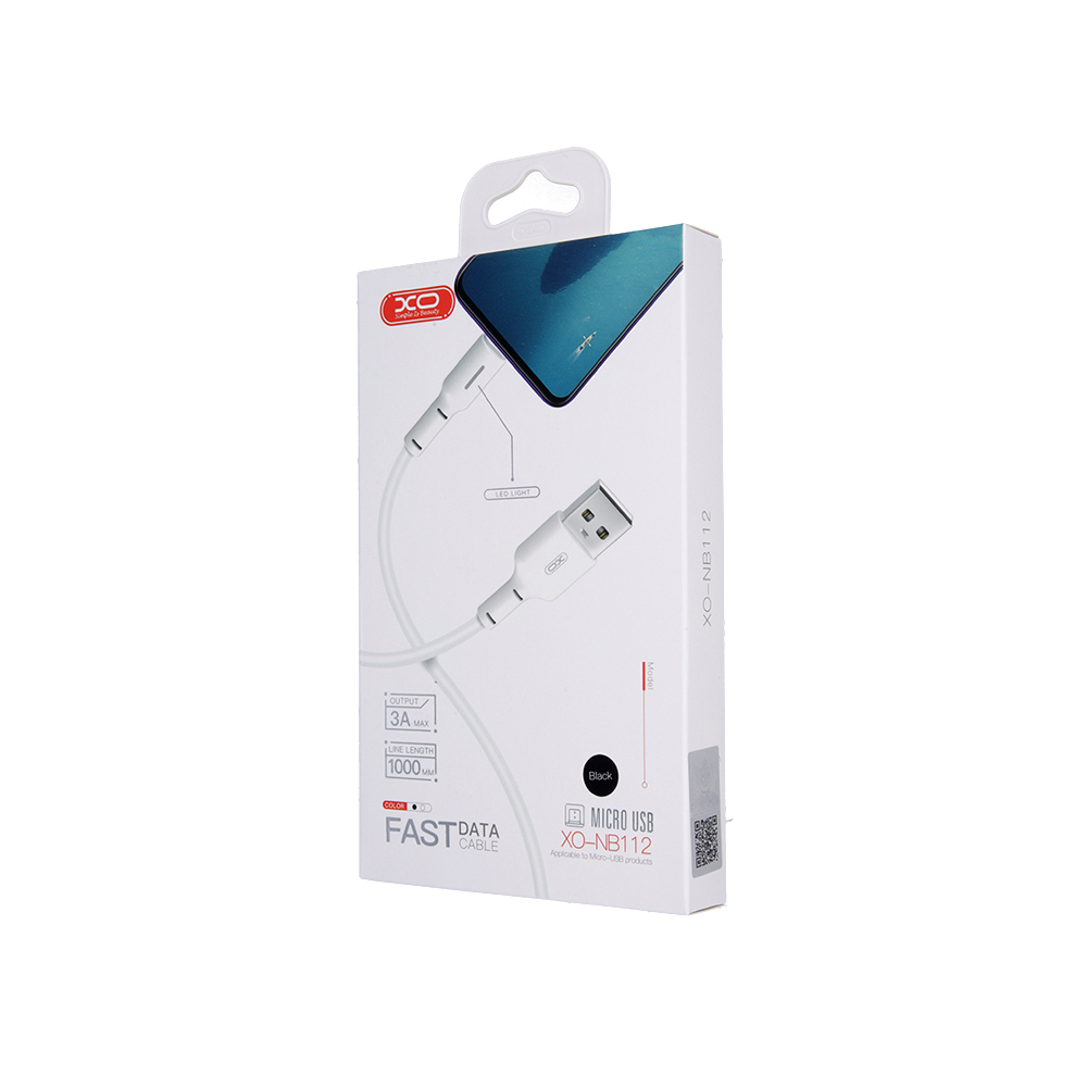 XO Kabel NB112 micro czarny 3A 1m / 2