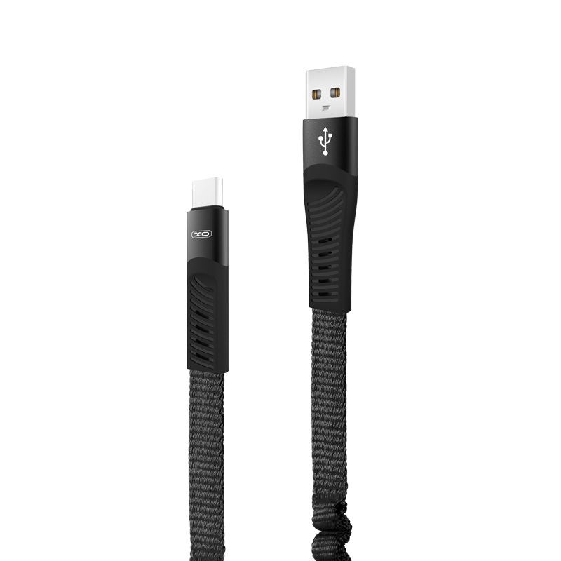 XO Kabel NB127 typ-C czarny 2,1A 1,2m