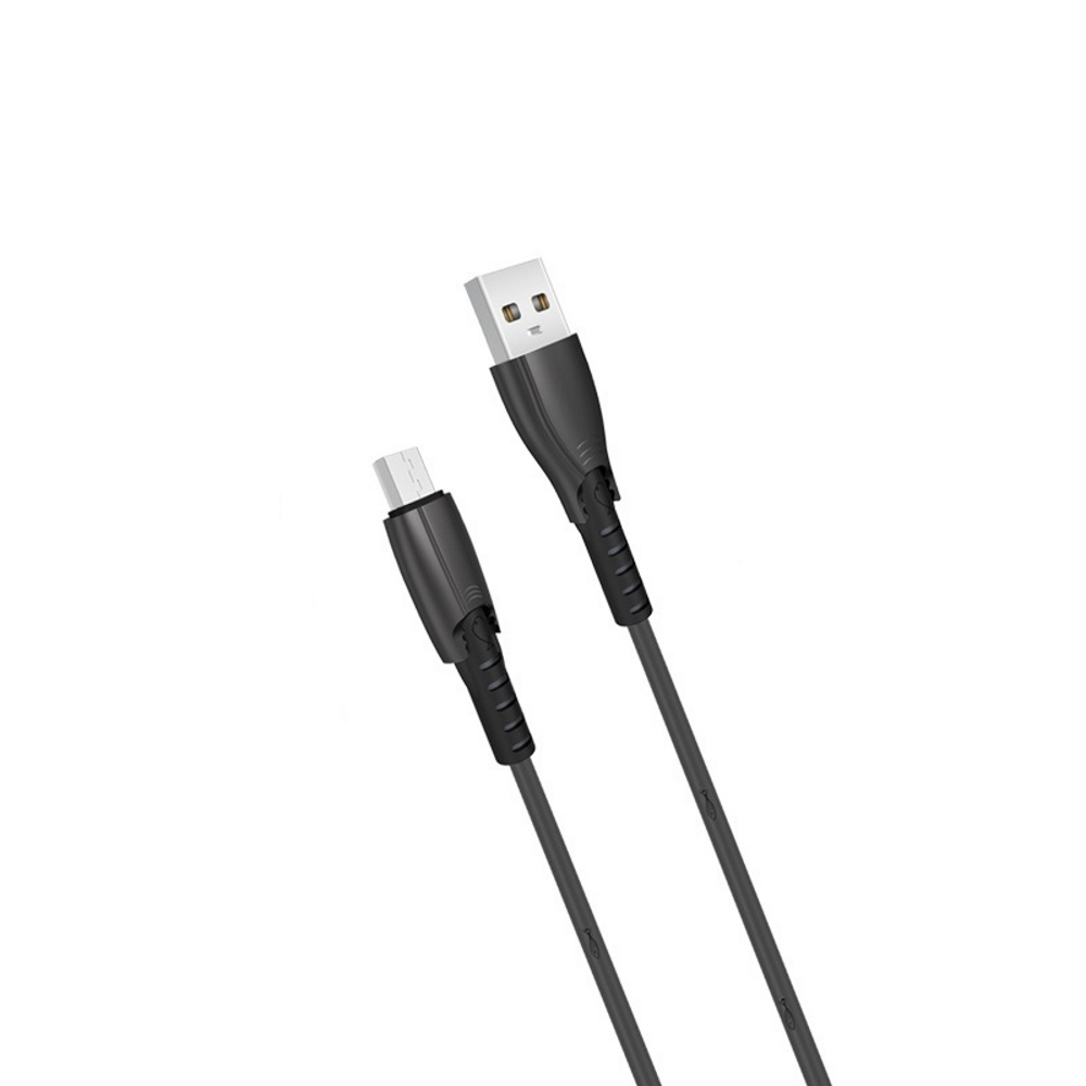 XO kabel NB135 USB - microUSB 1,0 m 2,4A czarny