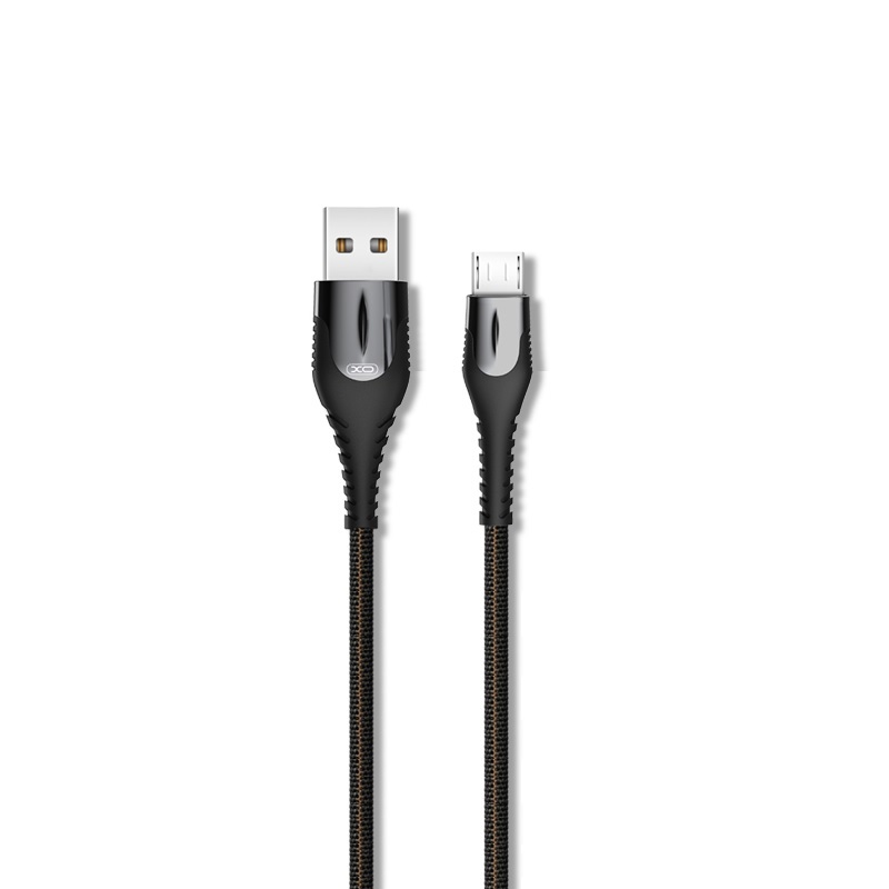 XO kabel NB138 USB - microUSB 1,0 m 2,4A czarny