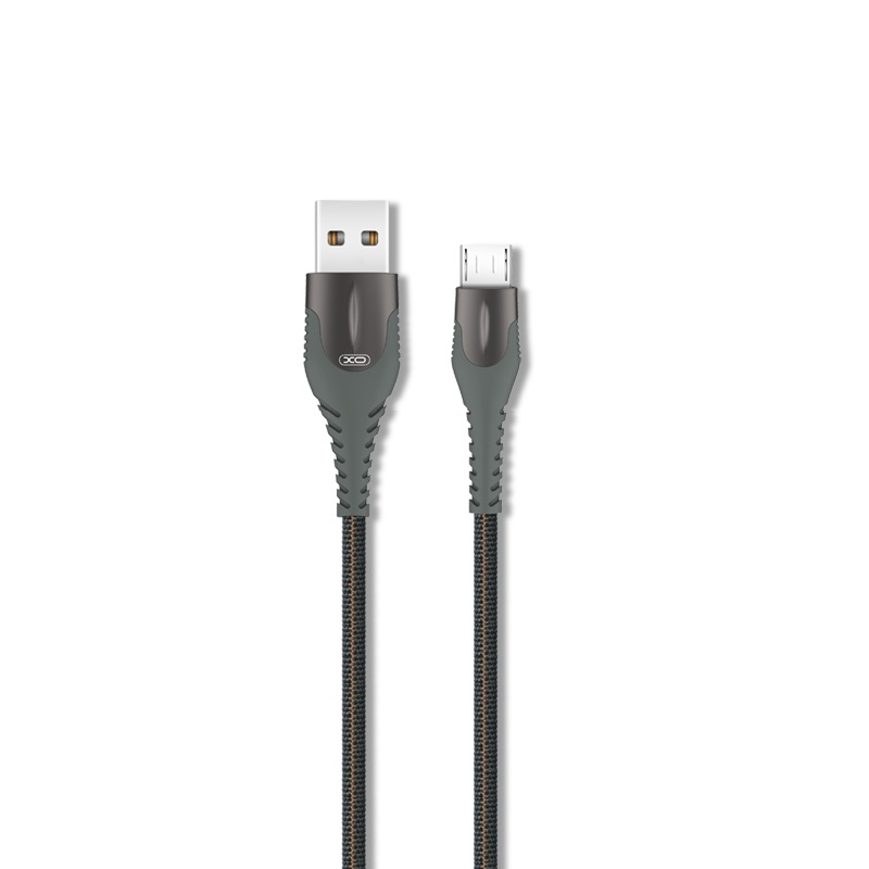 XO kabel NB138 USB - microUSB 1,0 m 2,4A zielony