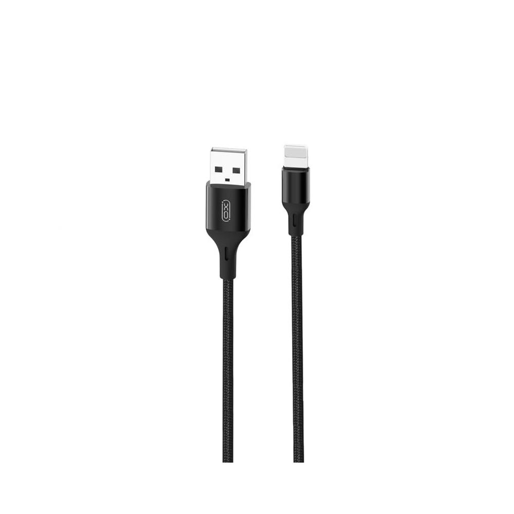 XO kabel NB143 USB - Lightning 2,0 m 2,4A czarny