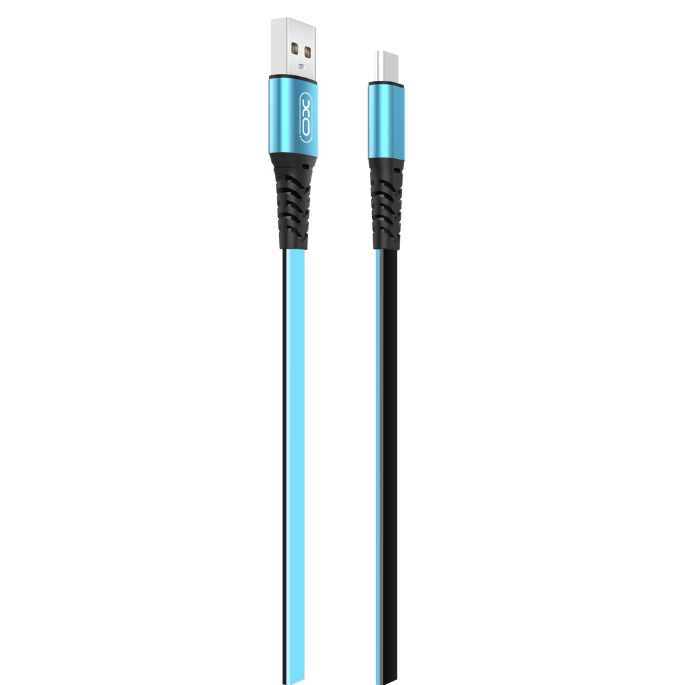 XO kabel NB154 USB - USB-C 1,0 m 2A niebieski