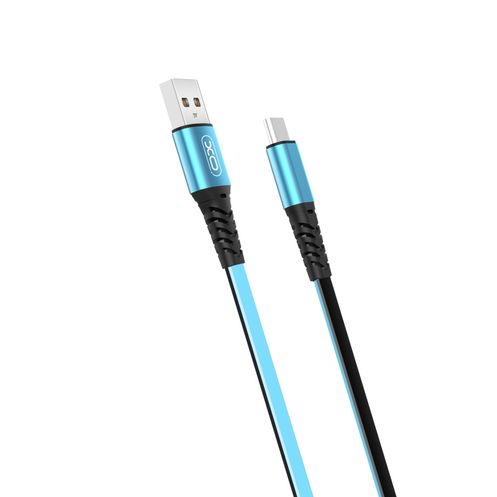 XO kabel NB154 USB - USB-C 1,0 m 2A niebieski / 2