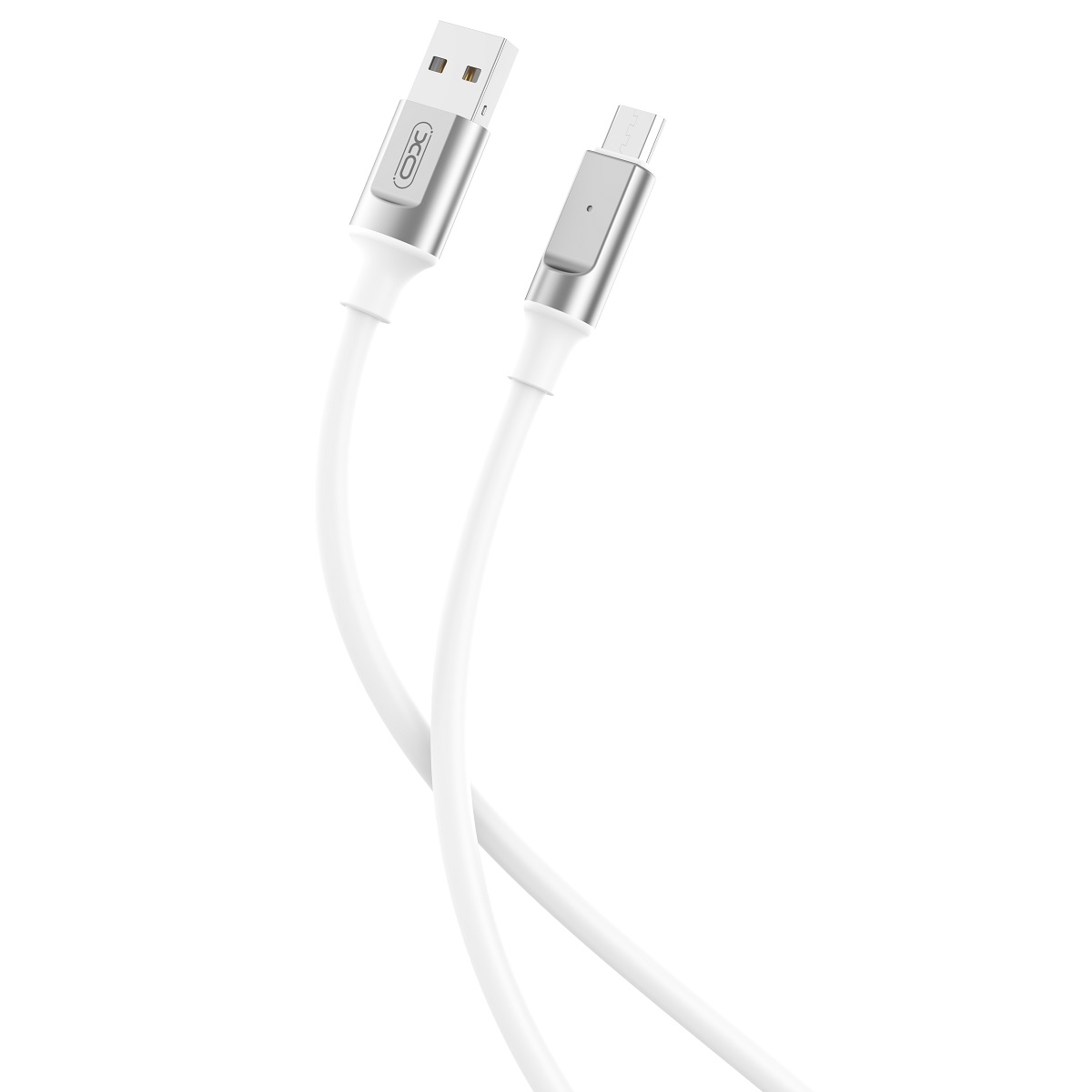 XO kabel NB251 USB - microUSB 1,0 m 6A bia�y