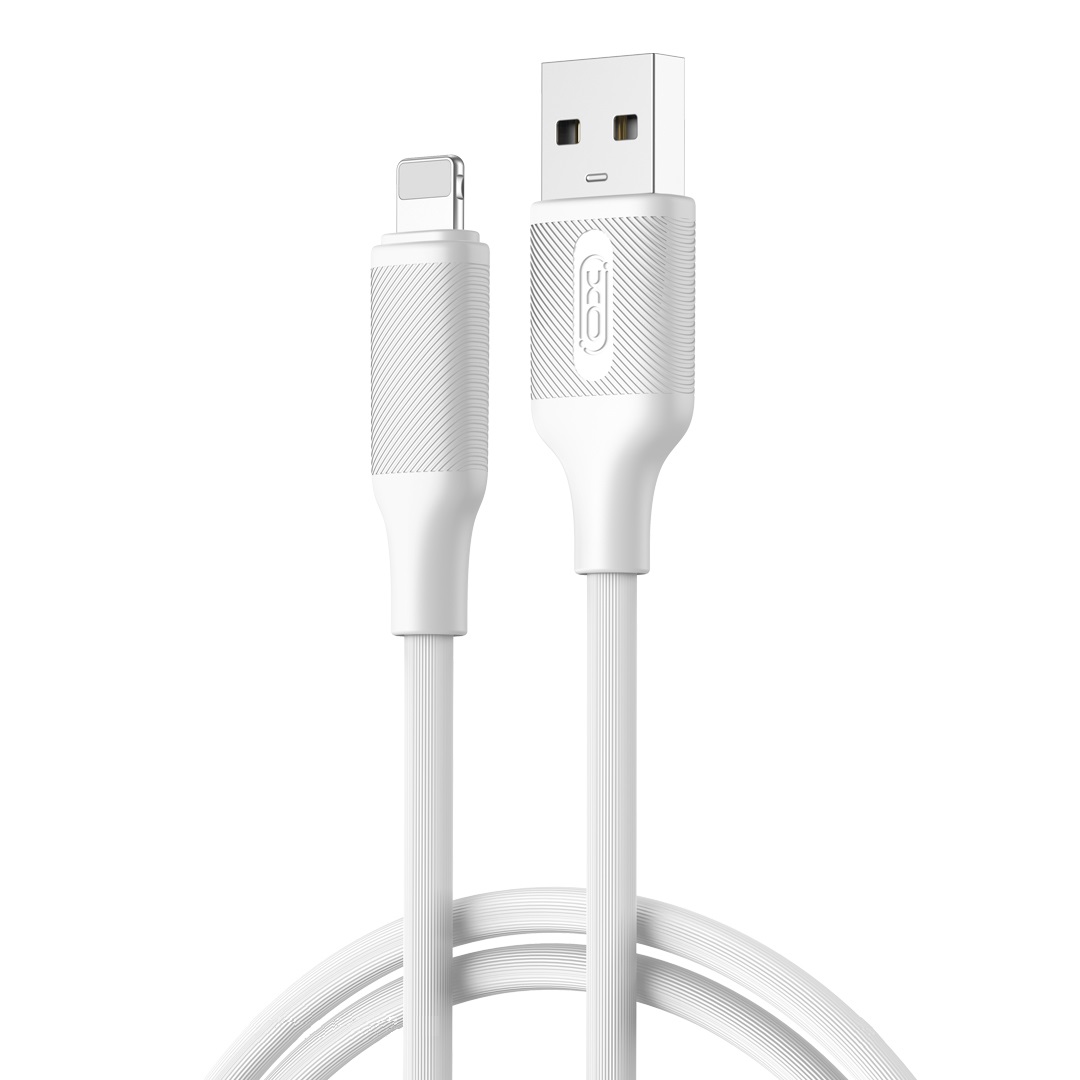 XO kabel NB265 USB - Lightning 1,0m 2,4A bia�y