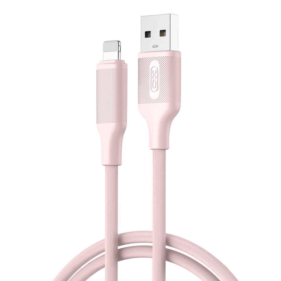 XO kabel NB265 USB - Lightning 1,0m 2,4A r�owy