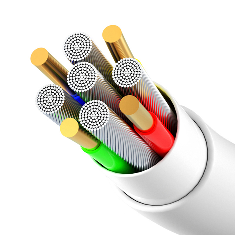 XO Kabel NB47 typ-C bia�y 2,4A 1m / 4