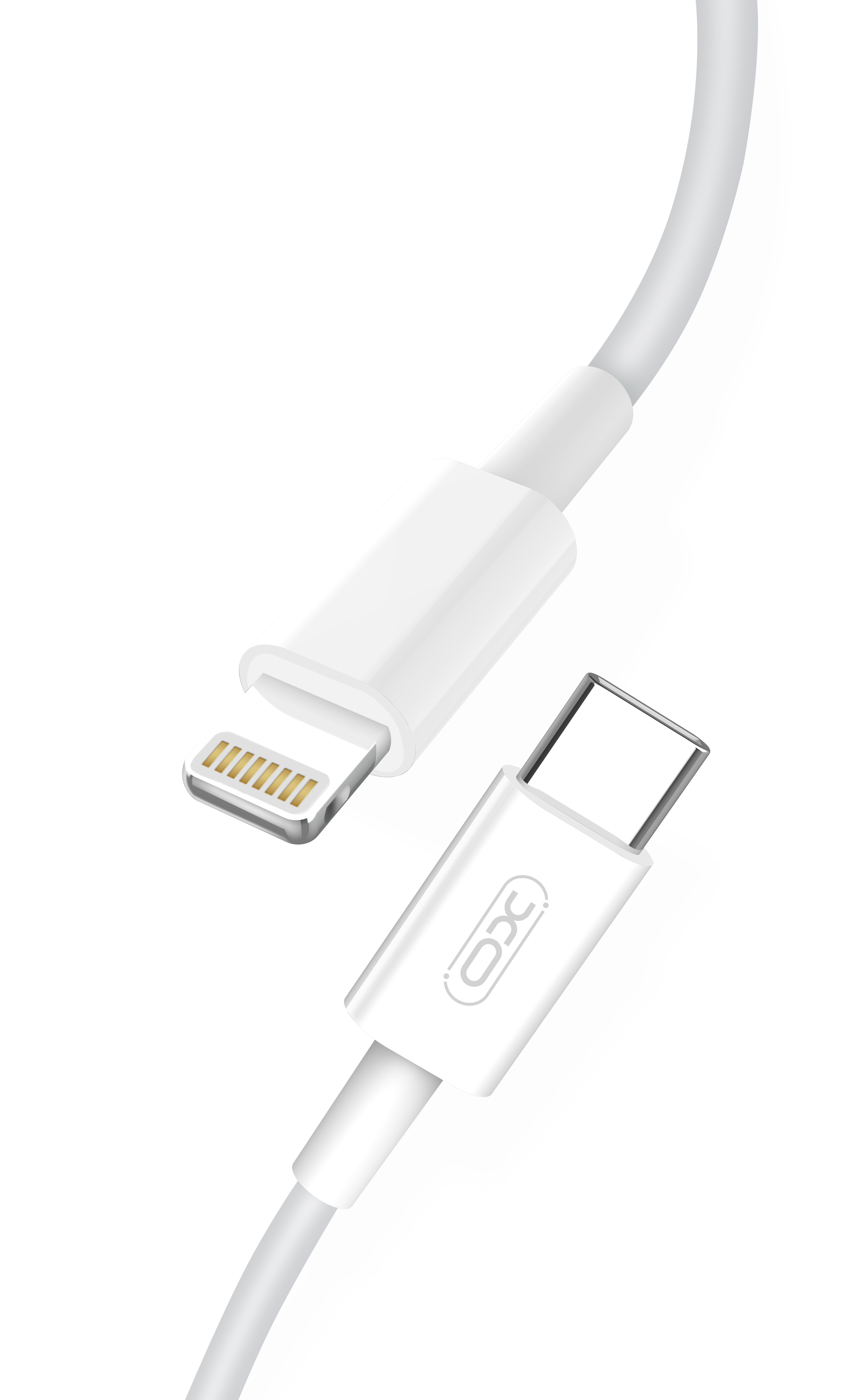 XO kabel PD NB113 USB-C - Lightning 1,0 m 2A bia�y
