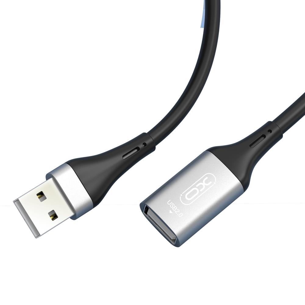 XO kabel przed�u�acz NB219 USB 2.0 czarny 2m / 2