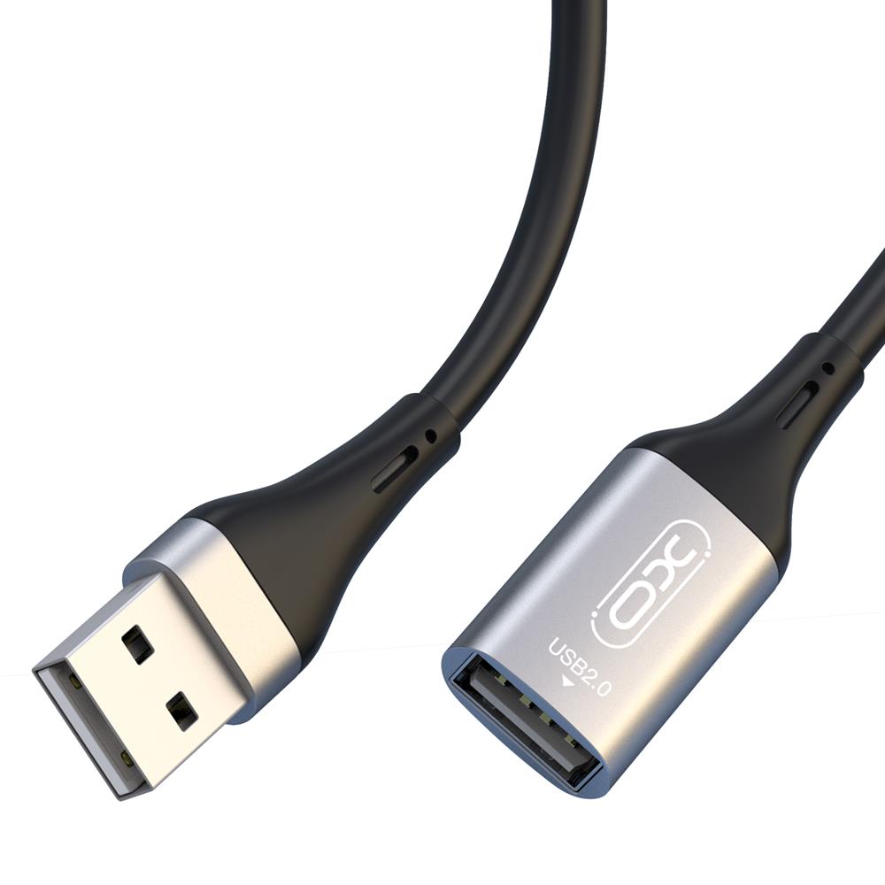 XO kabel przeduacz NB219 USB 2.0 czarny 2m / 3