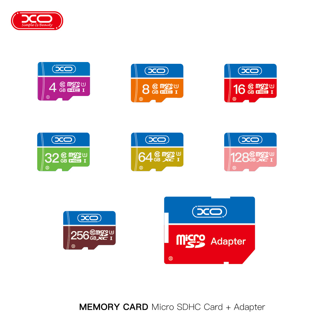 XO karta pami�ci 128GB microSDHC kl. 10 + adapter / 3