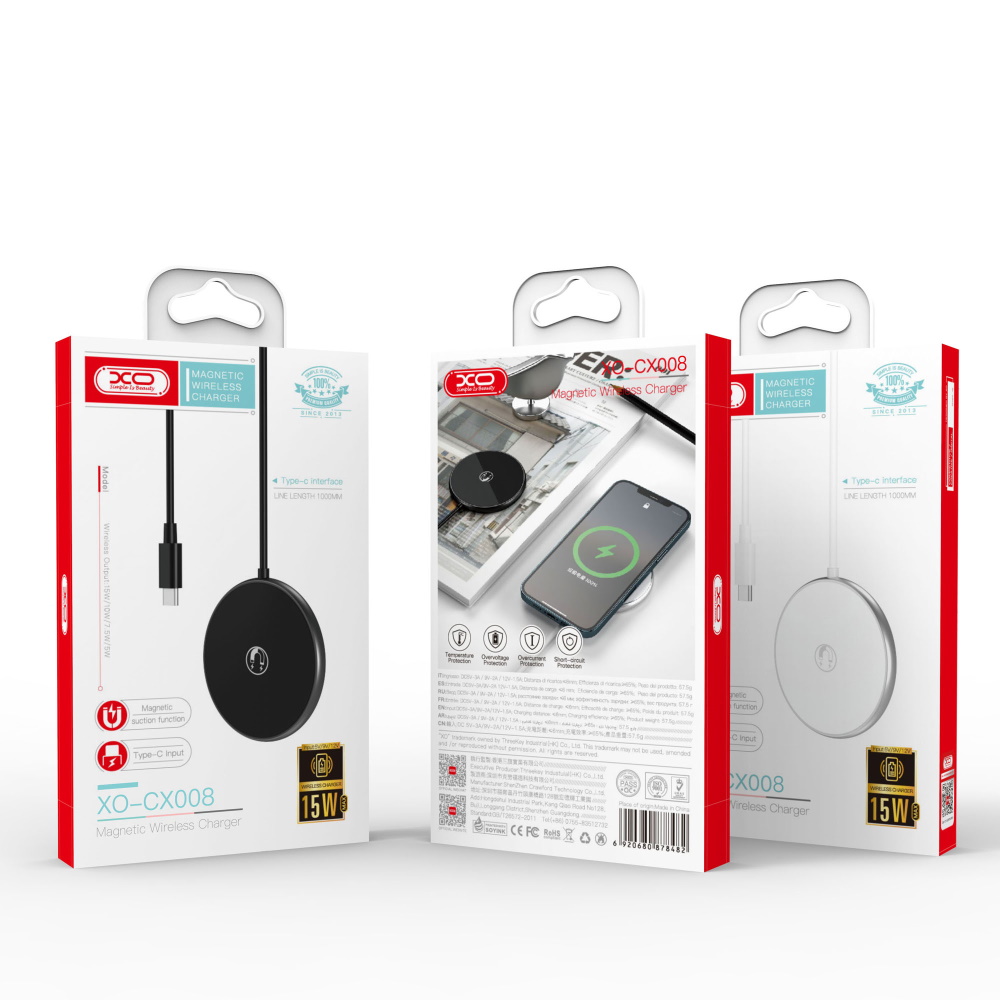 XO �adowarka indukcyjna CX008 magnetyczna czarna / 2