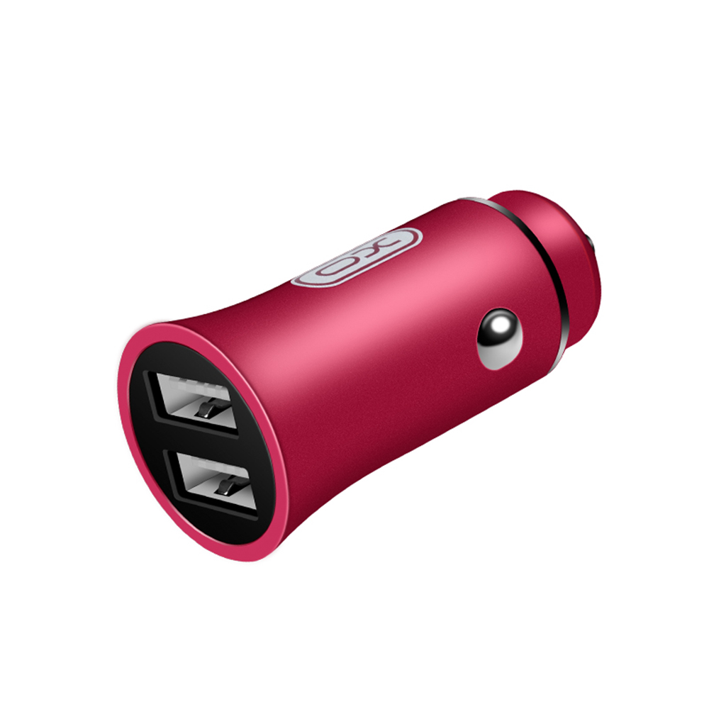 XO �adowarka samochodowa CC15 czerwona 2USB 2,1A / 2