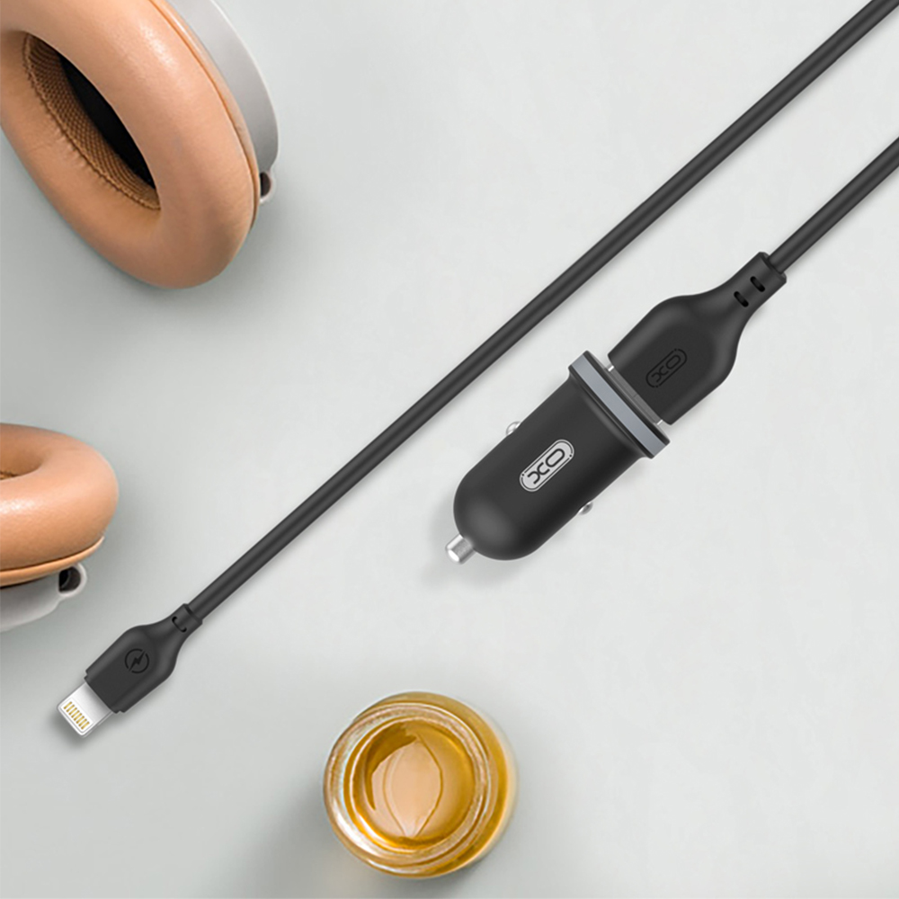 XO �adowarka samochodowa CC18 czarna 2USB 2,1A / 4