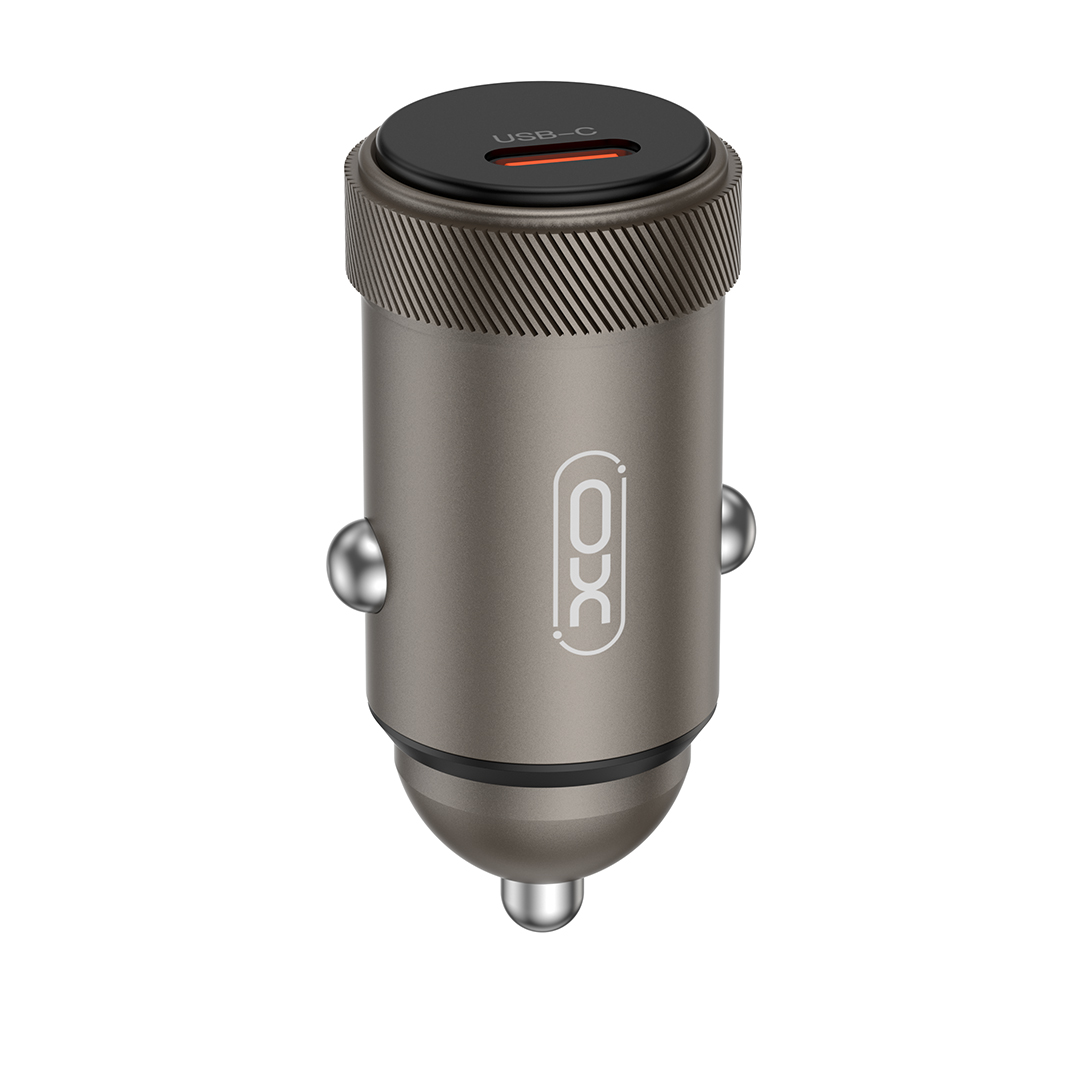 XO �adowarka samochodowa CC70 PD 30W 1x USB-C czarna