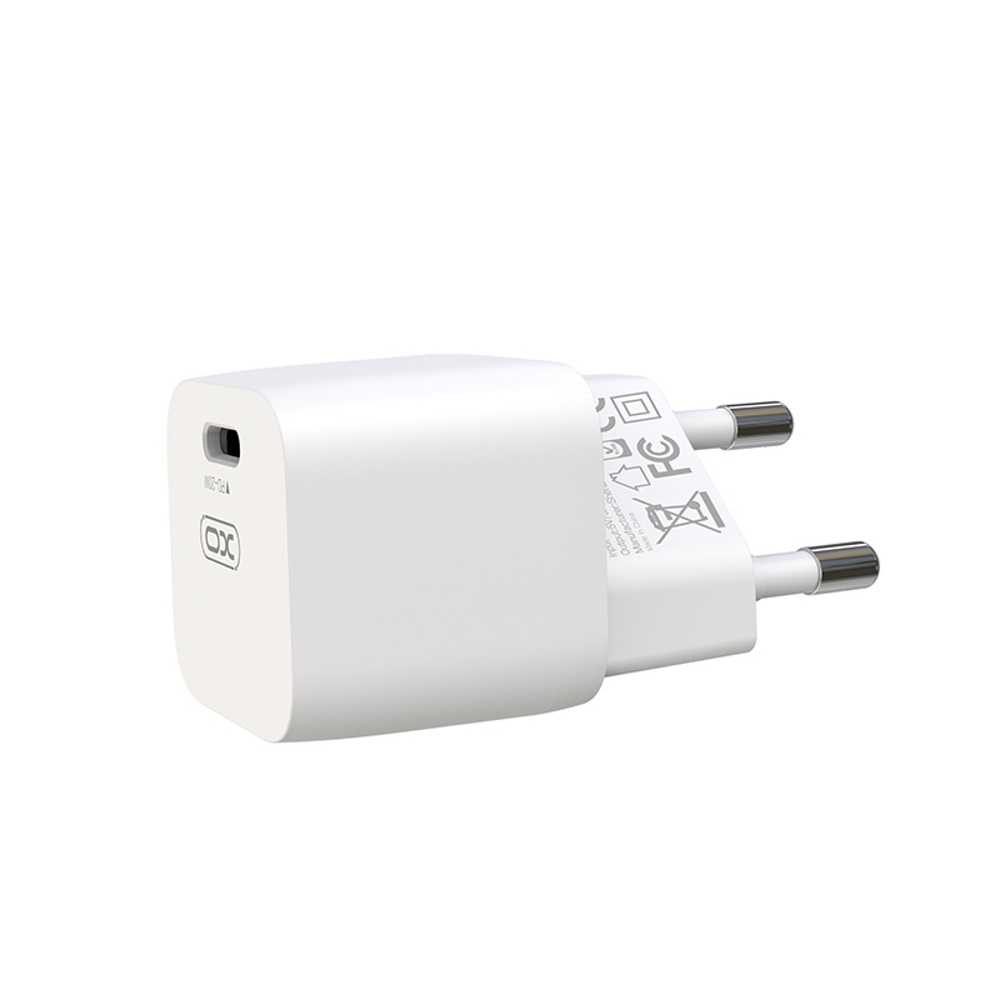 XO �adowarka sieciowa CE01B PD 20W 1x USB-C bia�a