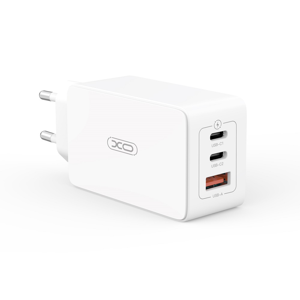 XO �adowarka sieciowa CE13 PD QC 3.0 65W 1x USB 2x USB-C bia�a / 2