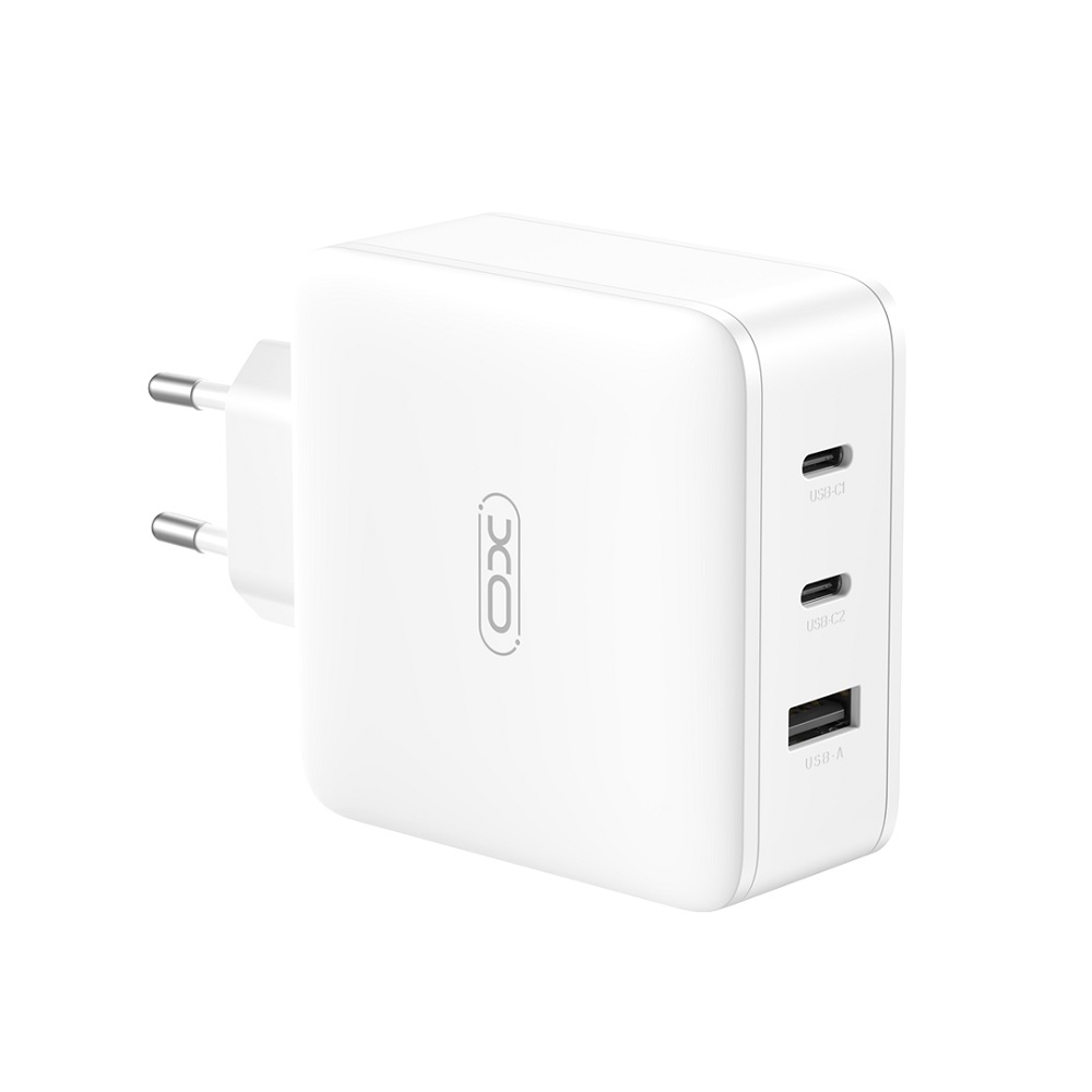 XO �adowarka sieciowa CE14 PD QC 3.0 100W 1x USB 2x USB-C bia�a