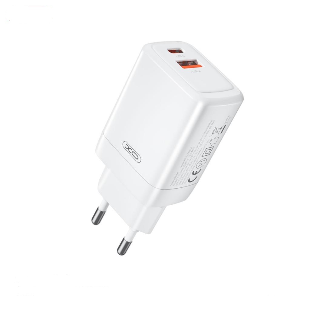 XO �adowarka sieciowa CE16 PD 45W 1x USB-C 1x USB bia�a